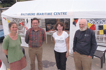 Above: Diane and Dermot Kennedy, with Mary Jordan and Liam Hegarty who are involved, along with other members of the community, in putting together a proposal in the hopes of taking over the former Glenans building in Baltimore, and opening it as the Bal